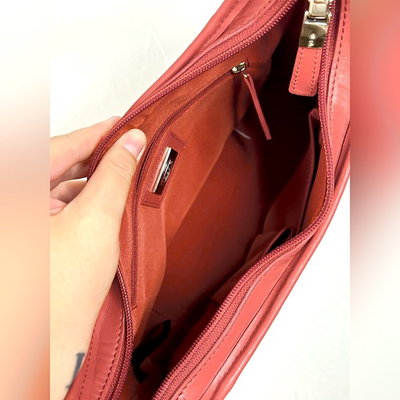 Talbots Red-Orange Purse - Picture 6 of 7